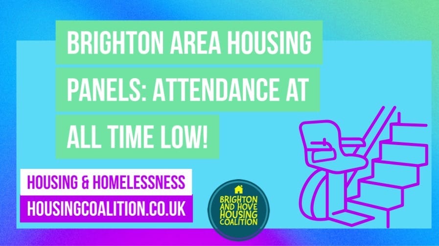 Brighton Area Housing Panels Attendance at all time low Title Image