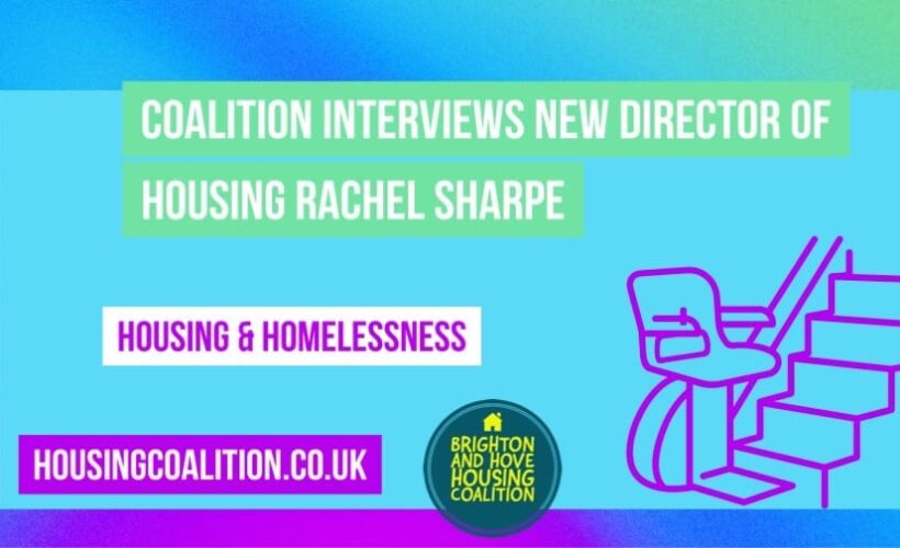 Coalition Interviews New Director of Housing Rachel Sharpe