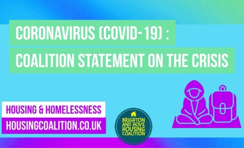 Coronavirus Covid-19Coalition statement on the Crisis
