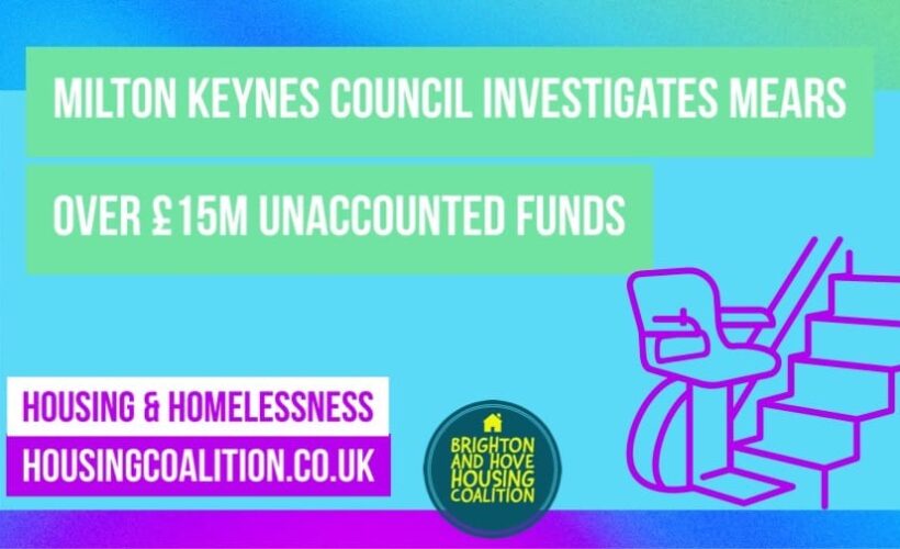 Milton Keynes Council investigates Mears over £15m unaccounted funds
